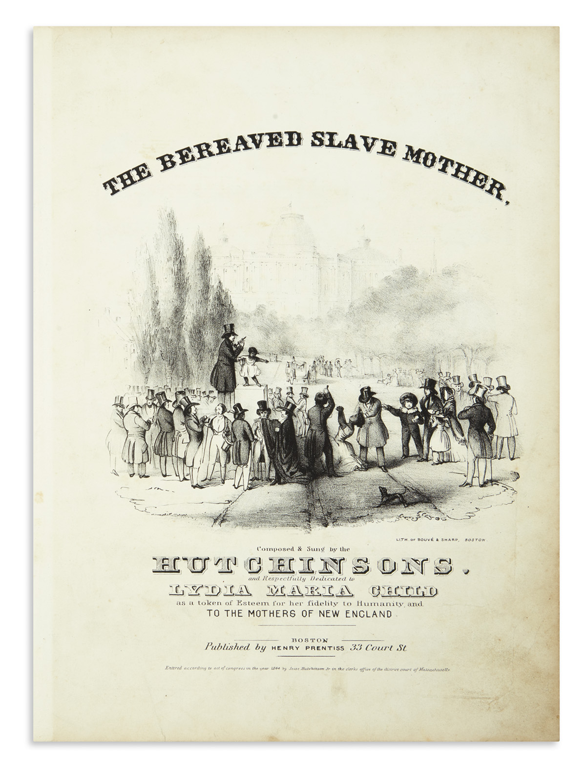 (SLAVERY AND ABOLITION.) The Bereaved Slave Mother.
